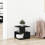 Casa si Gradina - Mobilier - Mese si birouri - Mese living - Masa laterala, stejar negru, 40x40x40 cm, lemn prelucrat - Infinity.ro