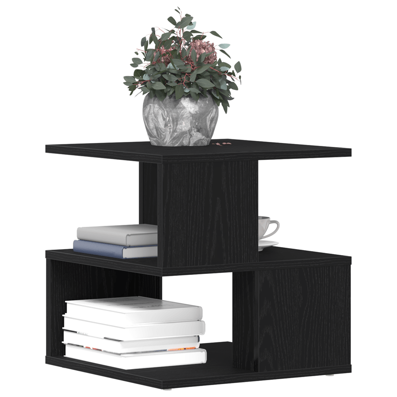 Casa si Gradina - Mobilier - Mese si birouri - Mese living - Masa laterala, stejar negru, 40x40x40 cm, lemn prelucrat - Infinity.ro