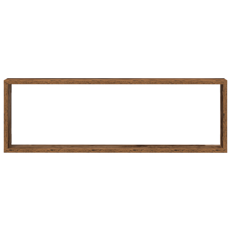 Casa si Gradina - Mobilier - Biblioteci si rafturi - Rafturi - Set 2 rafturi  din lemn vechi, 80x15x26 cm, lemn ingineresc - Infinity.ro