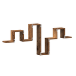 Casa si Gradina - Mobilier - Biblioteci si rafturi - Rafturi - Raft din Lemn Vechi 104,5x10x43 cm din Lemn Ingineresc - Infinity.ro