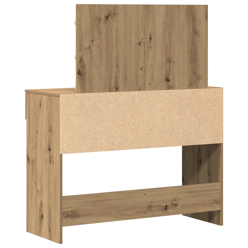 Casa si Gradina - Mobilier - Comode si corpuri - Masute de toaleta - Masa de toaleta cu LED Stejar artizanal 100x40x120 cm - Infinity.ro