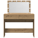 Casa si Gradina - Mobilier - Comode si corpuri - Masute de toaleta - Masa de toaleta cu LED Stejar artizanal 100x40x120 cm - Infinity.ro
