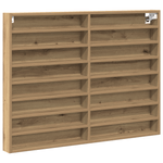 Casa si Gradina - Mobilier - Biblioteci si rafturi - Rafturi - Dulap cu vitrina, stejar artizanal 100x8,5x75 cm lemn prelucrat - Infinity.ro