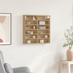 Casa si Gradina - Mobilier - Biblioteci si rafturi - Rafturi - Dulap cu vitrina, stejar artizanal 60x8,5x58 cm lemn prelucrat - Infinity.ro