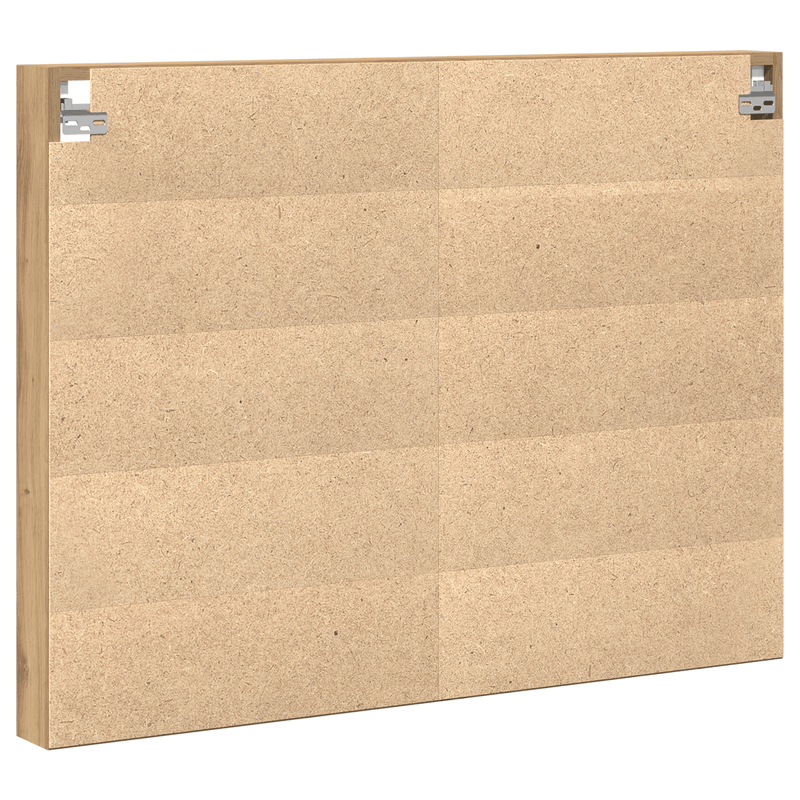 Casa si Gradina - Mobilier - Biblioteci si rafturi - Rafturi - Dulap cu vitrina, stejar artizanal 100x8,5x75 cm lemn prelucrat - Infinity.ro