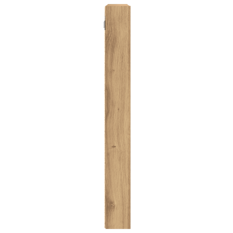 Casa si Gradina - Mobilier - Biblioteci si rafturi - Rafturi - Dulap cu vitrina, stejar artizanal 100x8,5x75 cm lemn prelucrat - Infinity.ro