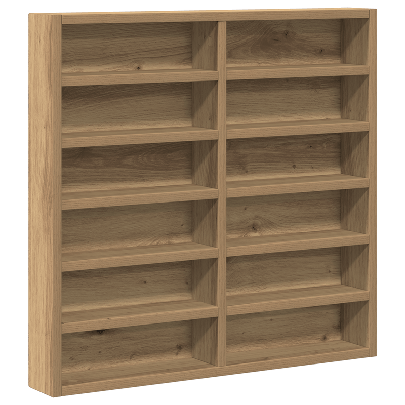 Casa si Gradina - Mobilier - Biblioteci si rafturi - Rafturi - Dulap cu vitrina, stejar artizanal 60x8,5x58 cm lemn prelucrat - Infinity.ro