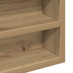 Casa si Gradina - Mobilier - Biblioteci si rafturi - Rafturi - Dulap cu vitrina, stejar artizanal 100x8,5x75 cm lemn prelucrat - Infinity.ro
