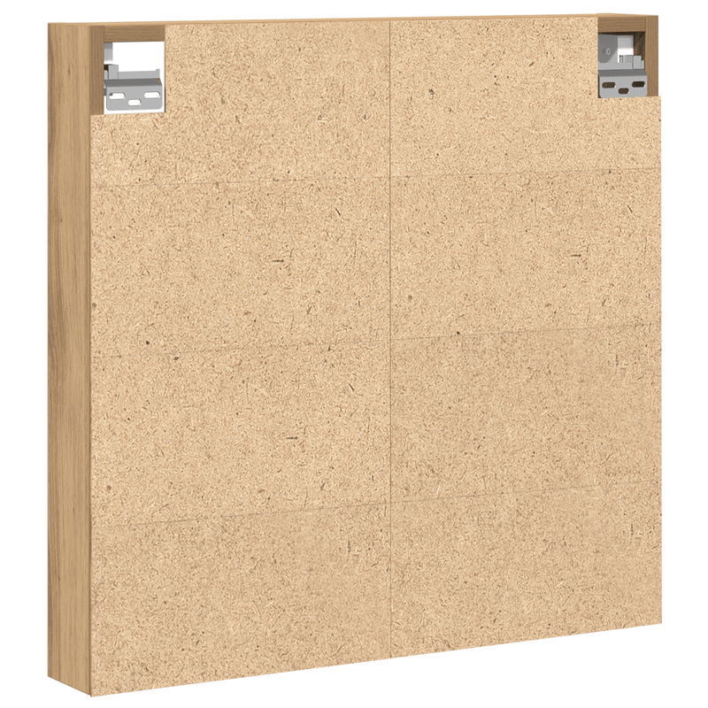 Casa si Gradina - Mobilier - Biblioteci si rafturi - Rafturi - Dulap cu vitrina, stejar artizanal 60x8,5x58 cm lemn prelucrat - Infinity.ro