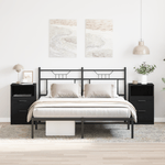 Casa si Gradina - Mobilier - Comode si corpuri - Noptiere - Noptiere, 2 buc., stejar negru, 40x35x65 cm, lemn prelucrat - Infinity.ro