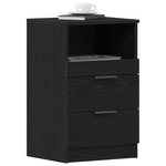 Casa si Gradina - Mobilier - Comode si corpuri - Noptiere - Noptiere, 2 buc., stejar negru, 40x35x65 cm, lemn prelucrat - Infinity.ro