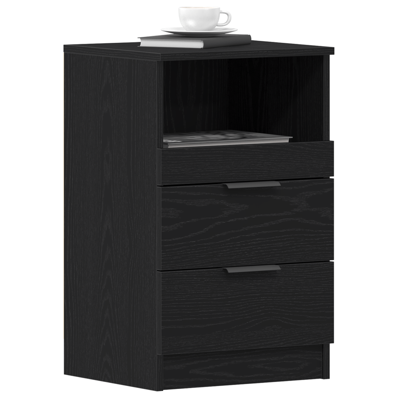Casa si Gradina - Mobilier - Comode si corpuri - Noptiere - Noptiere, 2 buc., stejar negru, 40x35x65 cm, lemn prelucrat - Infinity.ro