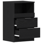 Casa si Gradina - Mobilier - Comode si corpuri - Noptiere - Noptiere, 2 buc., stejar negru, 40x35x65 cm, lemn prelucrat - Infinity.ro