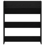 Casa si Gradina - Mobilier - Organizare si depozitare - Organizator incaltaminte - Dulap pentru pantofi  Negru Stejar 80x18x90 cm Lemn prelucrat - Infinity.ro