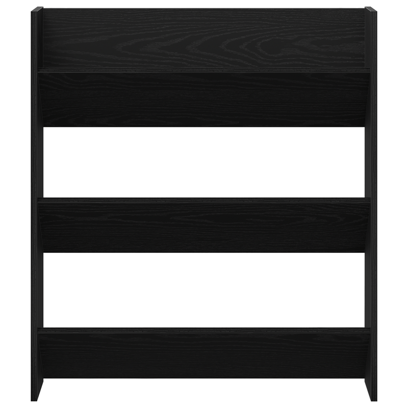 Casa si Gradina - Mobilier - Organizare si depozitare - Organizator incaltaminte - Dulap pentru pantofi  Negru Stejar 80x18x90 cm Lemn prelucrat - Infinity.ro