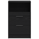 Casa si Gradina - Mobilier - Comode si corpuri - Noptiere - Noptiere, 2 buc., stejar negru, 40x35x65 cm, lemn prelucrat - Infinity.ro