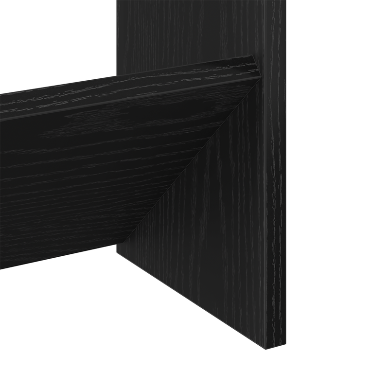 Casa si Gradina - Mobilier - Organizare si depozitare - Organizator incaltaminte - Dulap pentru pantofi  Negru Stejar 80x18x90 cm Lemn prelucrat - Infinity.ro