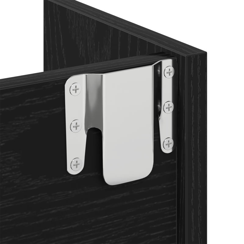 Casa si Gradina - Mobilier - Organizare si depozitare - Organizator incaltaminte - Dulap pentru pantofi  Negru Stejar 80x18x90 cm Lemn prelucrat - Infinity.ro