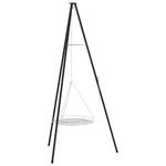 Electronice si Electrocasnice - Electrocasnice bucatarie - Aparate de gatit & desert - Aparate de gatit cu aburi - Tripod pentru gatit la foc de tabara cu gratar 170 cm otel - Infinity.ro