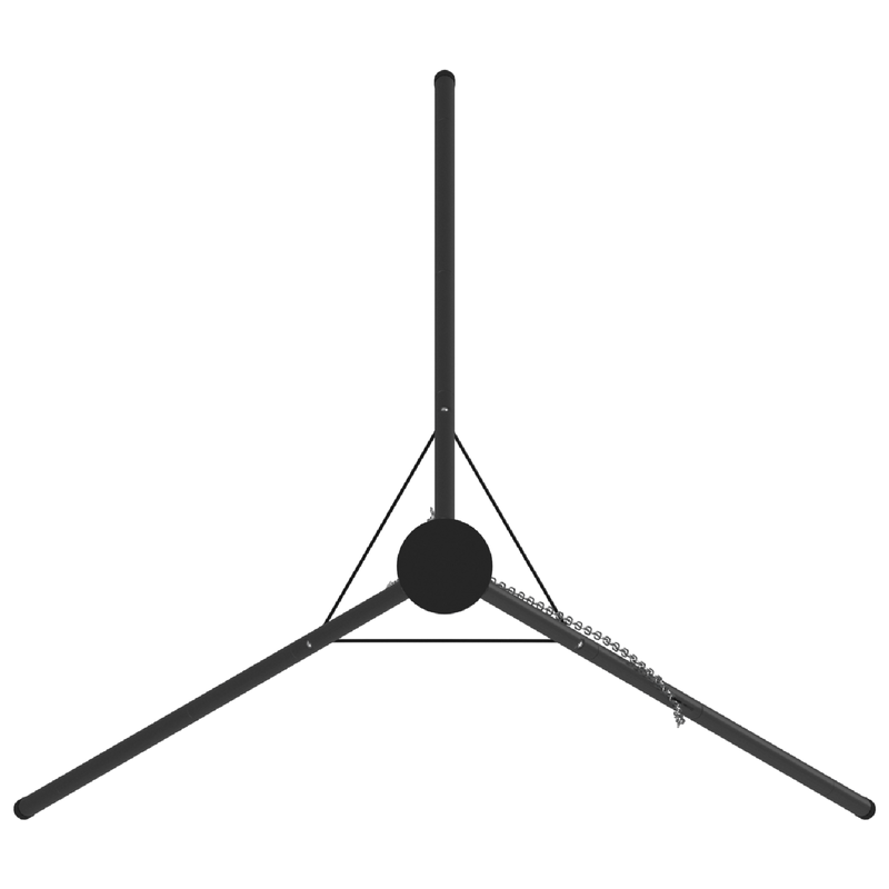Electronice si Electrocasnice - Electrocasnice bucatarie - Aparate de gatit & desert - Aparate de gatit cu aburi - Tripod pentru gatit la foc de tabara cu gratar 170 cm otel - Infinity.ro