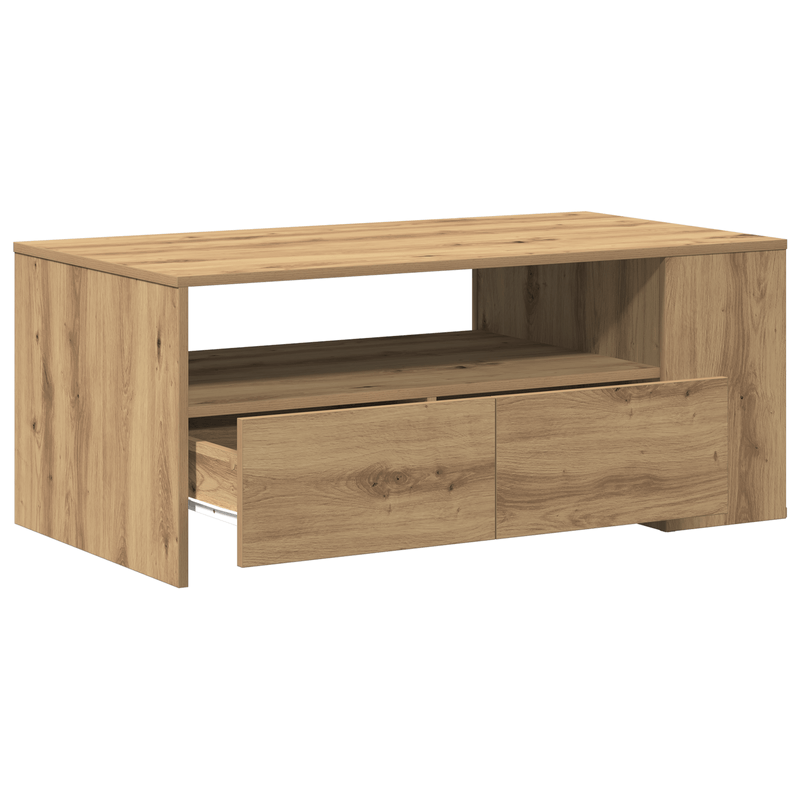 Casa si Gradina - Mobilier - Mese si birouri - Masute de cafea - Masa de cafea  - Stejar artizanal - 102x55x43.5 cm - Fabricata din lemn prelucrat - Infinity.ro