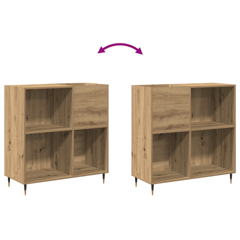 Casa si Gradina - Mobilier - Dulapuri si sifoniere - Dulapuri - Dulap pentru discuri, lemn vechi 84,5x38x89 cm lemn prelucrat - Infinity.ro
