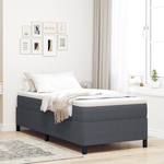 Casa si Gradina - Mobilier - Paturi si accesorii - Paturi - Cadru de pat, gri inchis, 100x200 cm, velur - Infinity.ro
