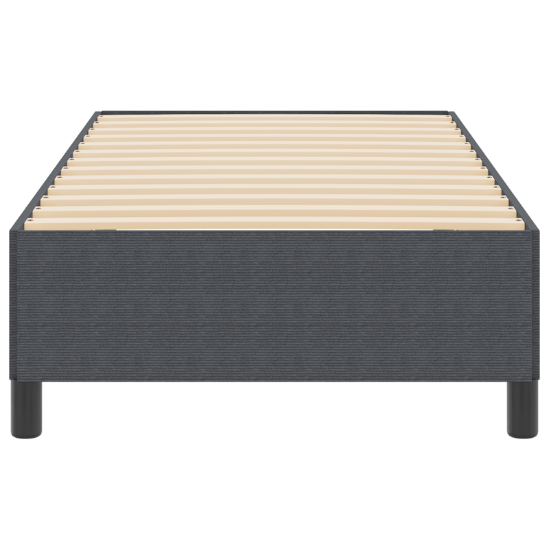 Casa si Gradina - Mobilier - Paturi si accesorii - Paturi - Cadru de pat, gri inchis, 100x200 cm, velur - Infinity.ro