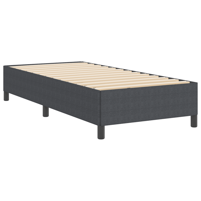Casa si Gradina - Mobilier - Paturi si accesorii - Paturi - Cadru de pat, gri inchis, 100x200 cm, velur - Infinity.ro
