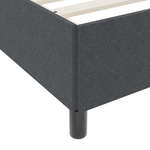 Casa si Gradina - Mobilier - Paturi si accesorii - Paturi - Cadru de pat, gri inchis, 100x200 cm, velur - Infinity.ro