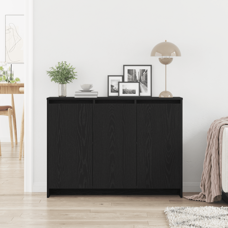Casa si Gradina - Mobilier - Comode si corpuri - Comode - Dulap, stejar negru, 102x33x75 cm, lemn prelucrat - Infinity.ro