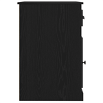 Casa si Gradina - Mobilier - Mese si birouri - Birouri - Birou cu depozitare, stejar negru, 50x115x75 cm, lemn prelucrat - Infinity.ro