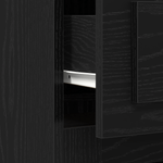 Casa si Gradina - Mobilier - Mese si birouri - Birouri - Birou cu depozitare, stejar negru, 50x115x75 cm, lemn prelucrat - Infinity.ro