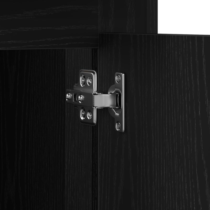 Casa si Gradina - Mobilier - Mese si birouri - Birouri - Birou cu depozitare, stejar negru, 50x115x75 cm, lemn prelucrat - Infinity.ro