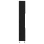 Casa si Gradina - Mobilier - Mobilier baie - Comode baie - Dulap de baie, stejar negru, 30x30x190 cm, lemn prelucrat - Infinity.ro