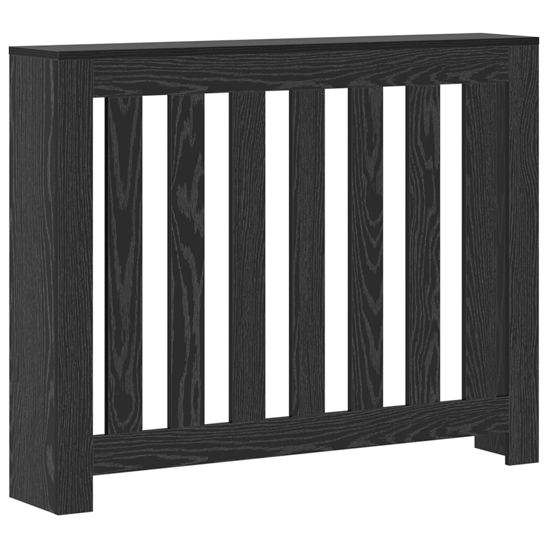 Casa si Gradina - Termice - Calorifere si accesorii - Accesorii calorifere - Husa pentru Radiatoare Stejar Negru 104x20x82 cm Lemn Ingineresc - Infinity.ro