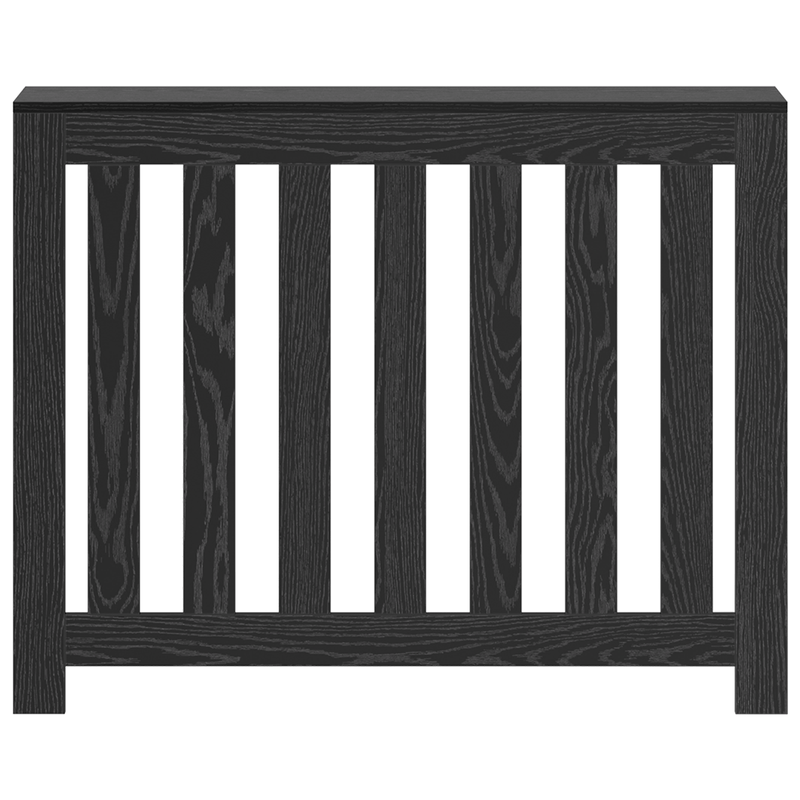 Casa si Gradina - Termice - Calorifere si accesorii - Accesorii calorifere - Husa pentru Radiatoare Stejar Negru 104x20x82 cm Lemn Ingineresc - Infinity.ro