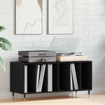 Casa si Gradina - Mobilier - Dulapuri si sifoniere - Dulapuri - Dulap pentru discuri, stejar negru 100x38x48 cm lemn prelucrat - Infinity.ro