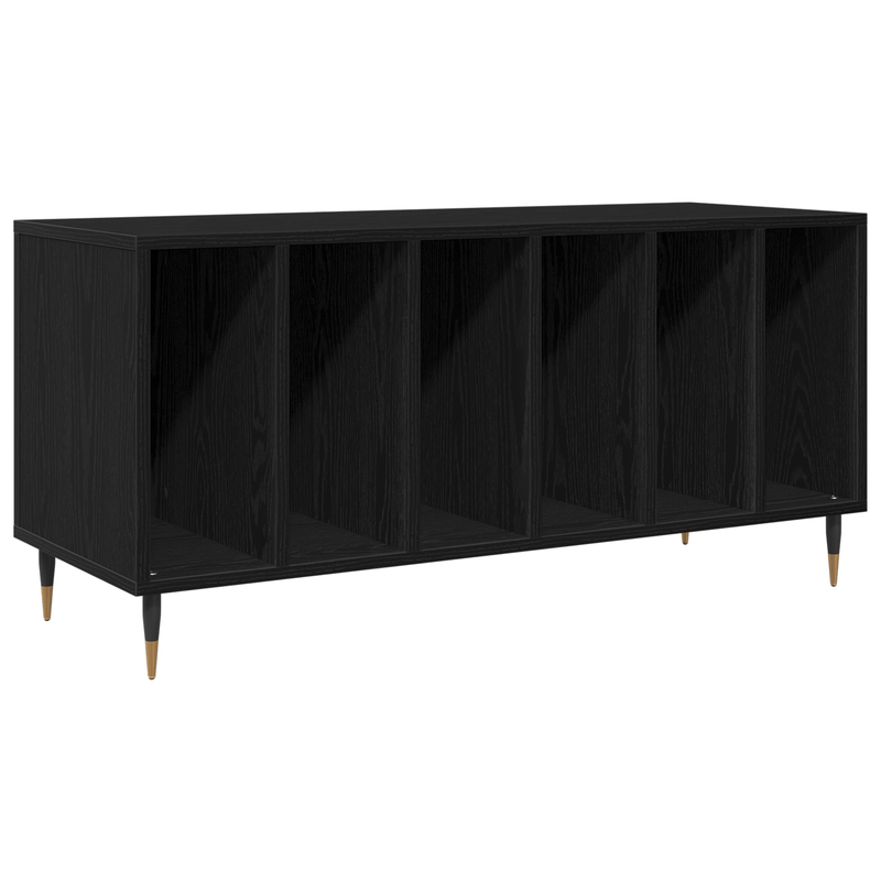 Casa si Gradina - Mobilier - Dulapuri si sifoniere - Dulapuri - Dulap pentru discuri, stejar negru 100x38x48 cm lemn prelucrat - Infinity.ro