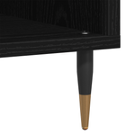 Casa si Gradina - Mobilier - Dulapuri si sifoniere - Dulapuri - Dulap pentru discuri, stejar negru 100x38x48 cm lemn prelucrat - Infinity.ro