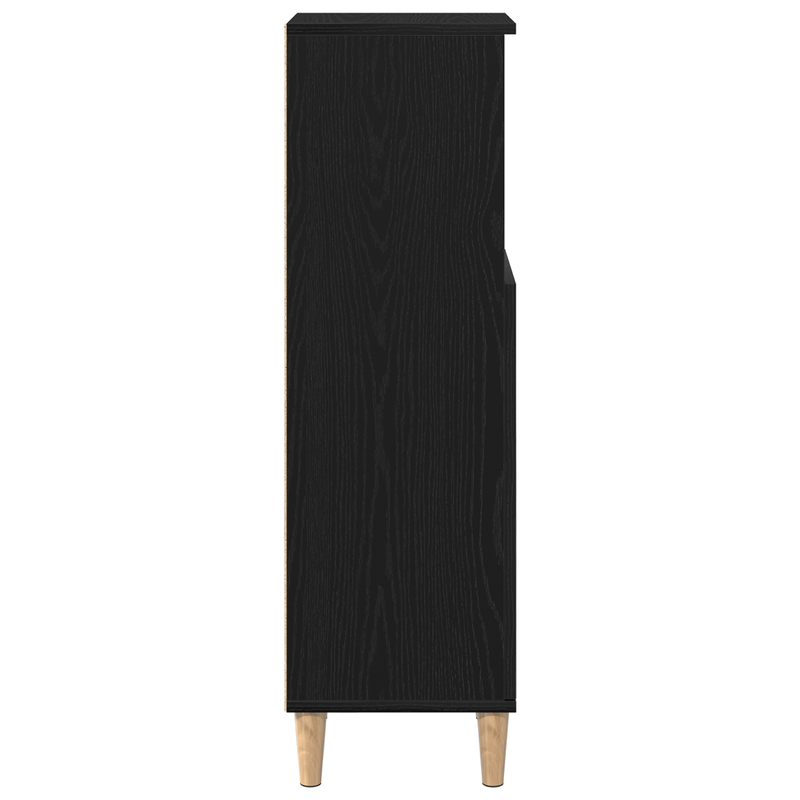 Casa si Gradina - Mobilier - Mobilier baie - Comode baie - Dulap de baie, stejar negru, 30x30x100 cm, lemn prelucrat - Infinity.ro