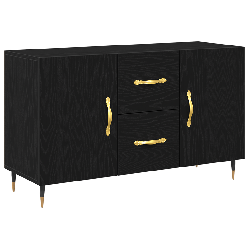 Casa si Gradina - Mobilier - Comode si corpuri - Comode - Dulap, stejar negru, 100x36x60 cm, lemn prelucrat - Infinity.ro