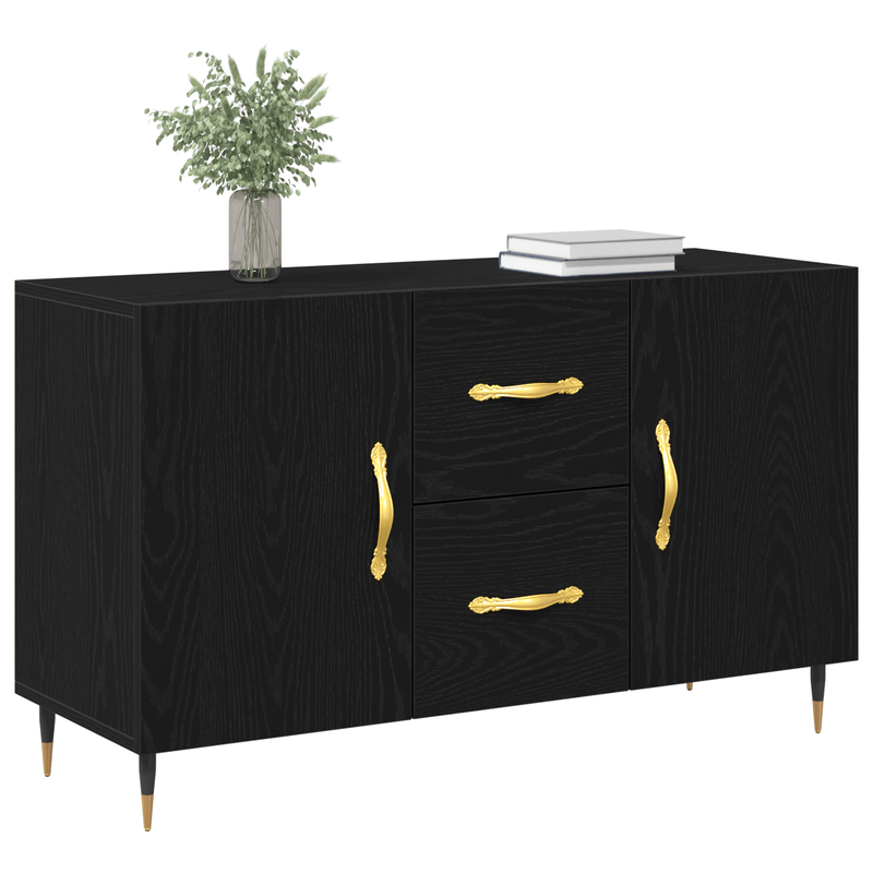 Casa si Gradina - Mobilier - Comode si corpuri - Comode - Dulap, stejar negru, 100x36x60 cm, lemn prelucrat - Infinity.ro