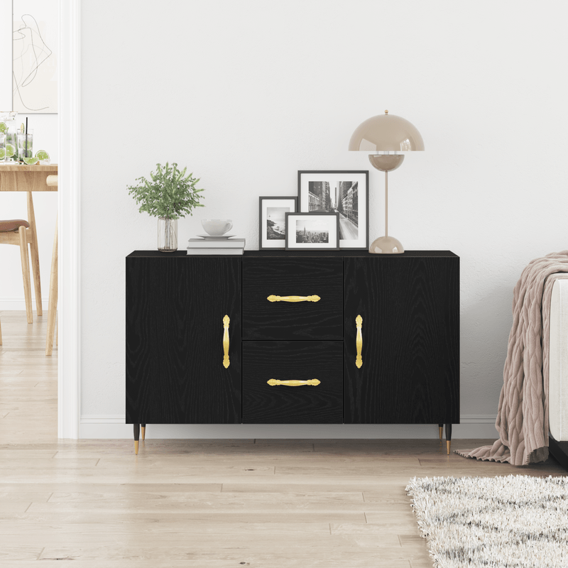 Casa si Gradina - Mobilier - Comode si corpuri - Comode - Dulap, stejar negru, 100x36x60 cm, lemn prelucrat - Infinity.ro