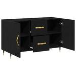 Casa si Gradina - Mobilier - Comode si corpuri - Comode - Dulap, stejar negru, 100x36x60 cm, lemn prelucrat - Infinity.ro