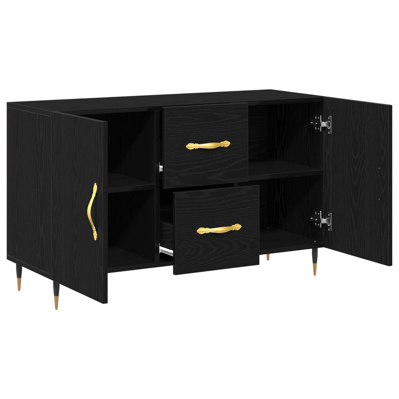 Casa si Gradina - Mobilier - Comode si corpuri - Comode - Dulap, stejar negru, 100x36x60 cm, lemn prelucrat - Infinity.ro