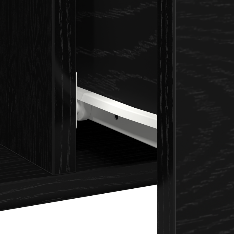 Casa si Gradina - Mobilier - Comode si corpuri - Comode - Dulap, stejar negru, 100x36x60 cm, lemn prelucrat - Infinity.ro