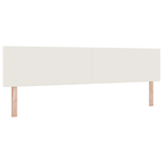 Casa si Gradina - Mobilier - Paturi si accesorii - Accesorii paturi - Tablie de pat design simplu, crem, 200 cm, velur - Infinity.ro