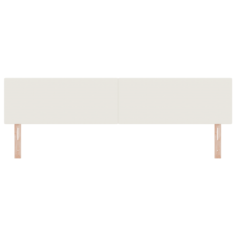 Casa si Gradina - Mobilier - Paturi si accesorii - Accesorii paturi - Tablie de pat design simplu, crem, 200 cm, velur - Infinity.ro