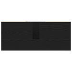 Casa si Gradina - Mobilier - Mobilier baie - Corpuri baie - Melamina neagra pentru baie  80x33x60 cm - Infinity.ro